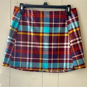 NWT Urban Outfitters Plaid Mini Skirt Multicolor PLAID NWT Sz S